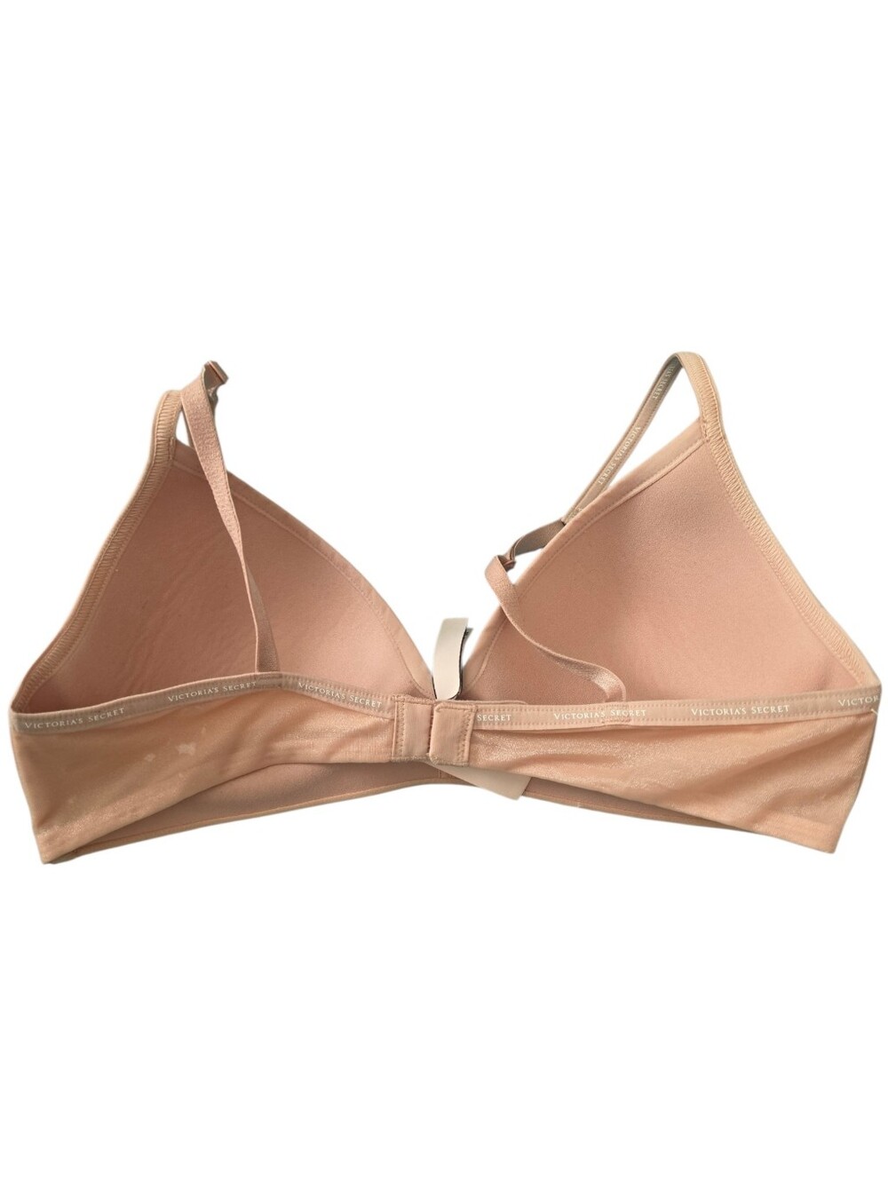Victoria's Secret Beige/Light Pink Tshirt Lighly Lined Wireless Bra Size 34C - Picture 2 of 4